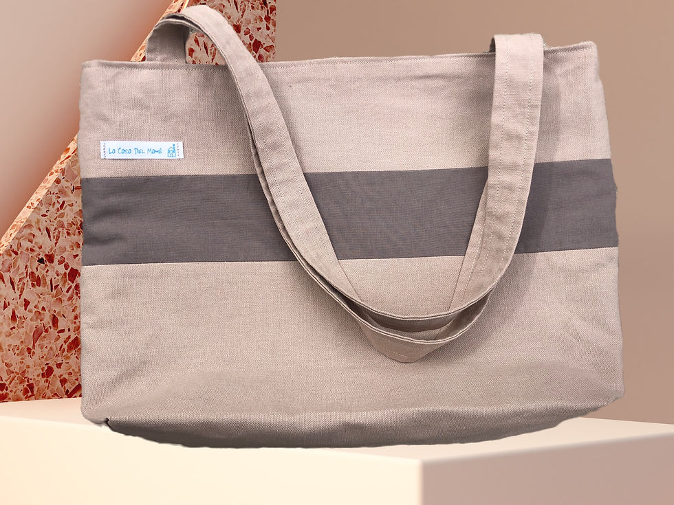 Miniature : Sac façon ToteBag Ecru