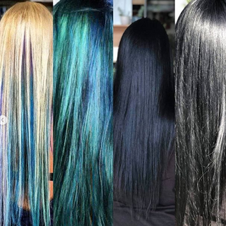 When you get a new job and have to go from full mermaid hair to corporate mermaid hair
