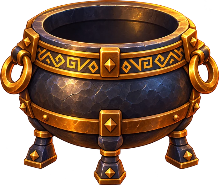 An alchemist's cauldron