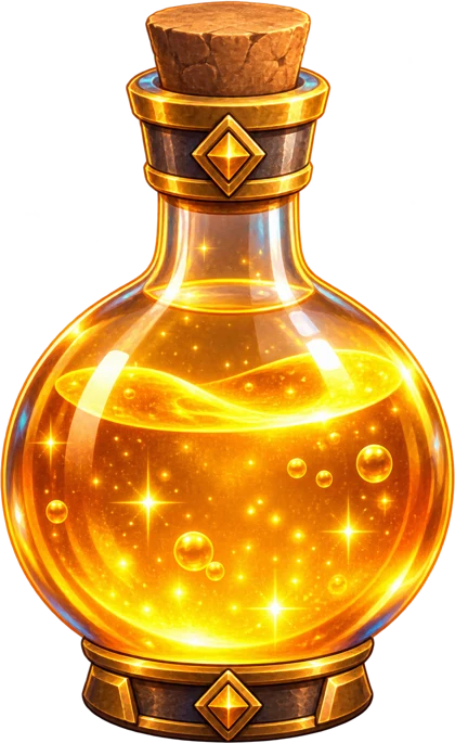 Starlight Draught, a golden potion