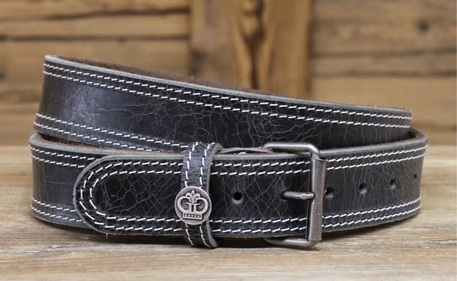 Gürtel 4,5cm - Bison Anthrazit