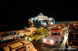 La traversée en bateau.