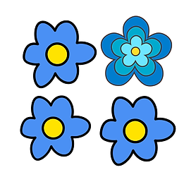 איור של מגדל קוביות בין קוביות