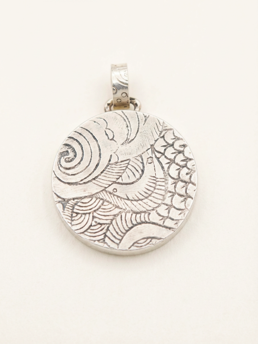 Thumbnail: Ammolite and sterling Pendant