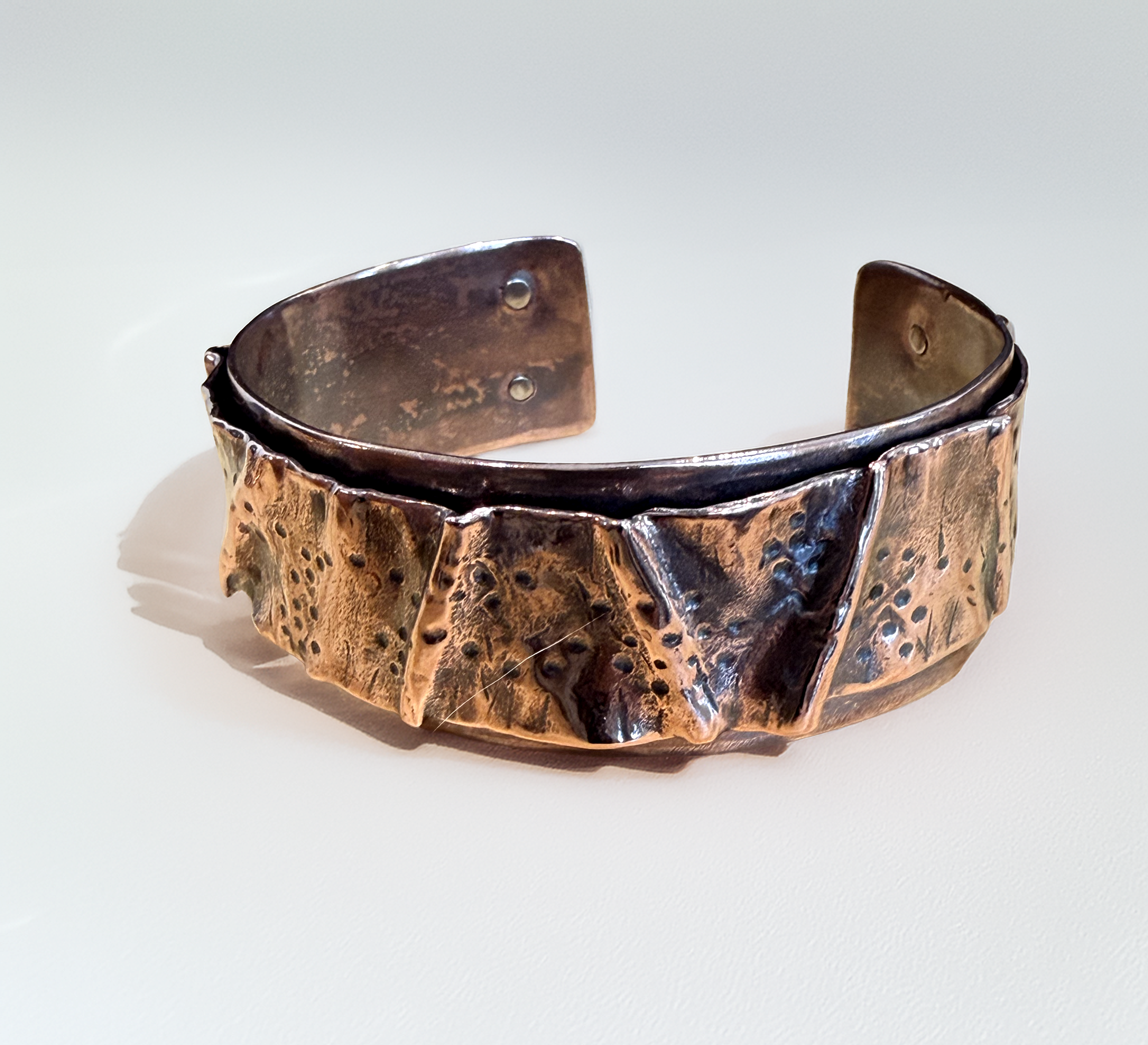 Fold Formed Copper Cuff
