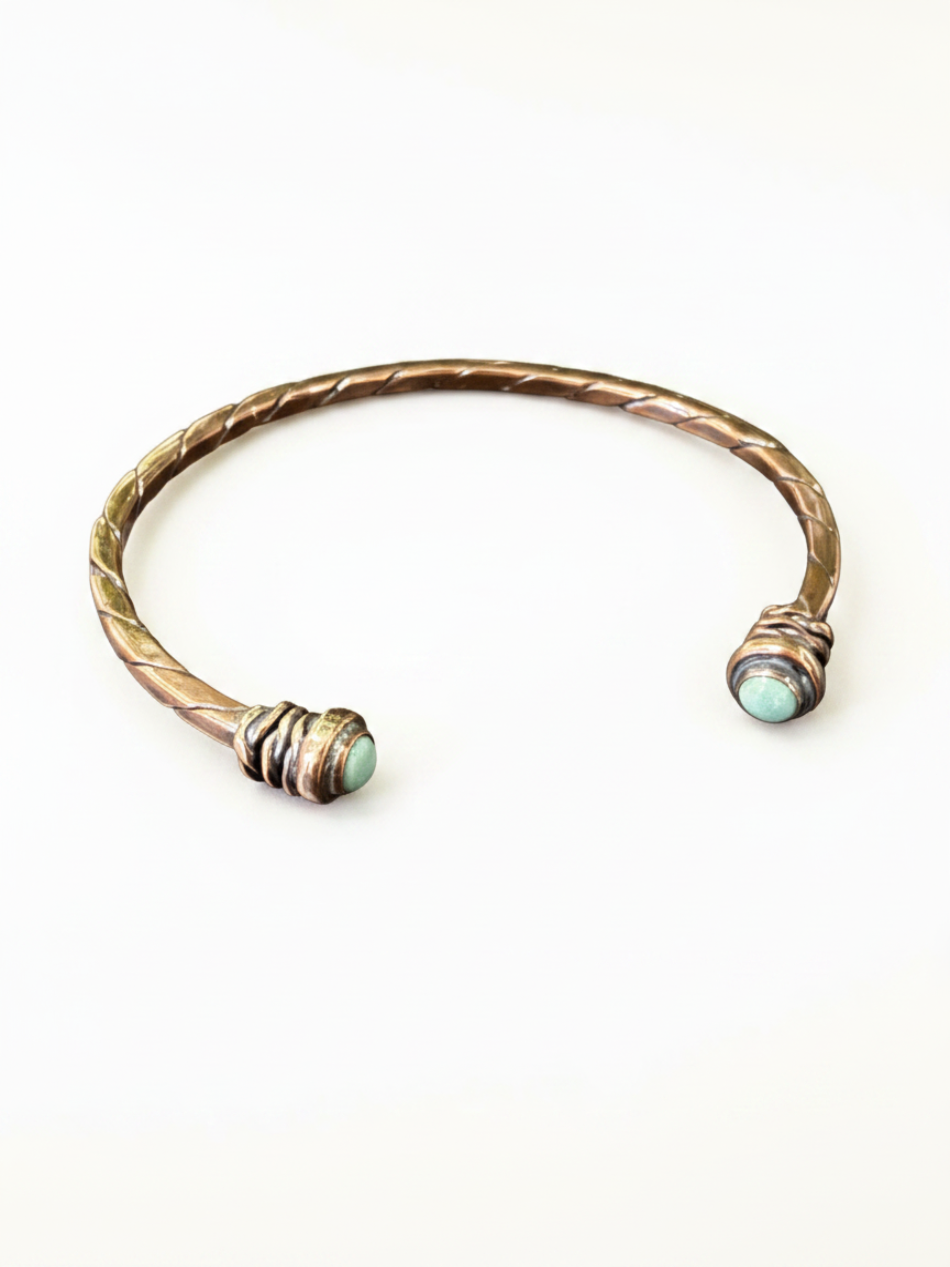 Copper and Turquoise Bracelet