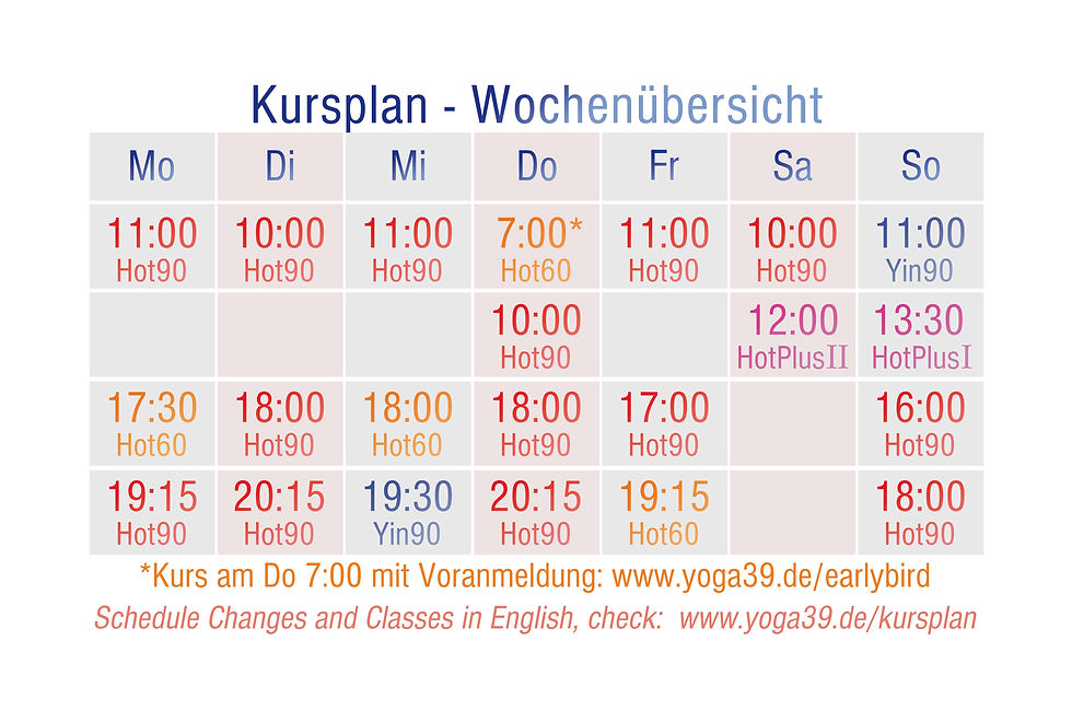 Kursplan ab 2018