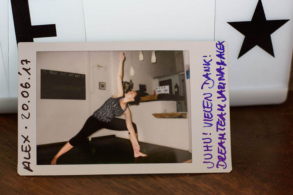Alex in Trikanasana