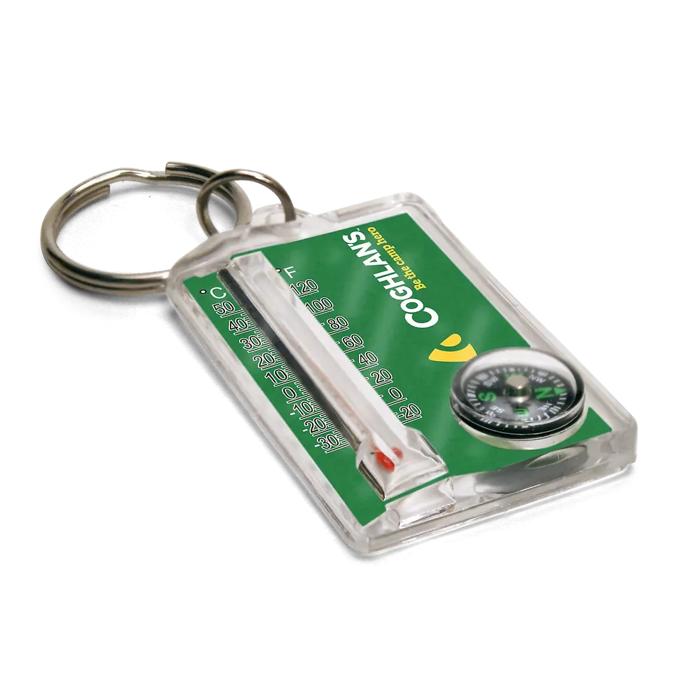 Thumbnail: Thermometer & Compass Key Ring -Coghlan's (Retail)