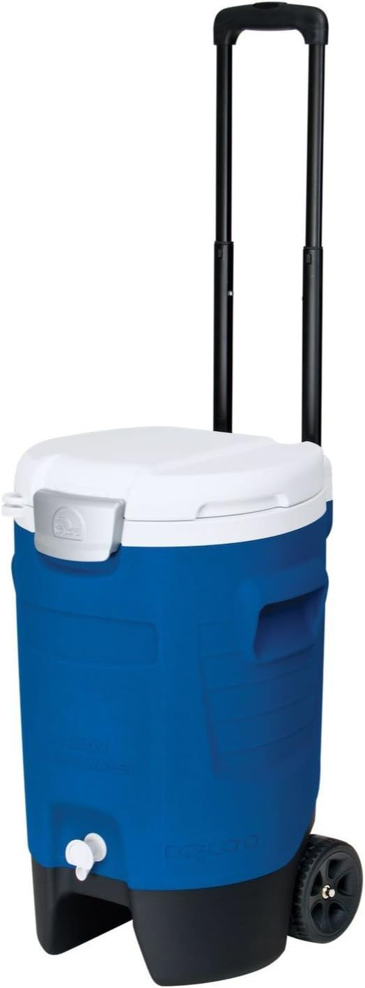 Thumbnail: Water Cooler Dispenser - Igloo 5 Gallon Wheeled Portable Cooler Water dispenser