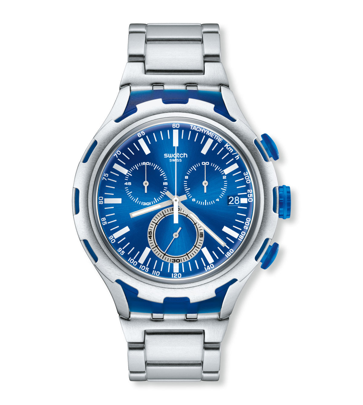 Swatch Yys4001ag Cronografo Aluminio 100% Origina