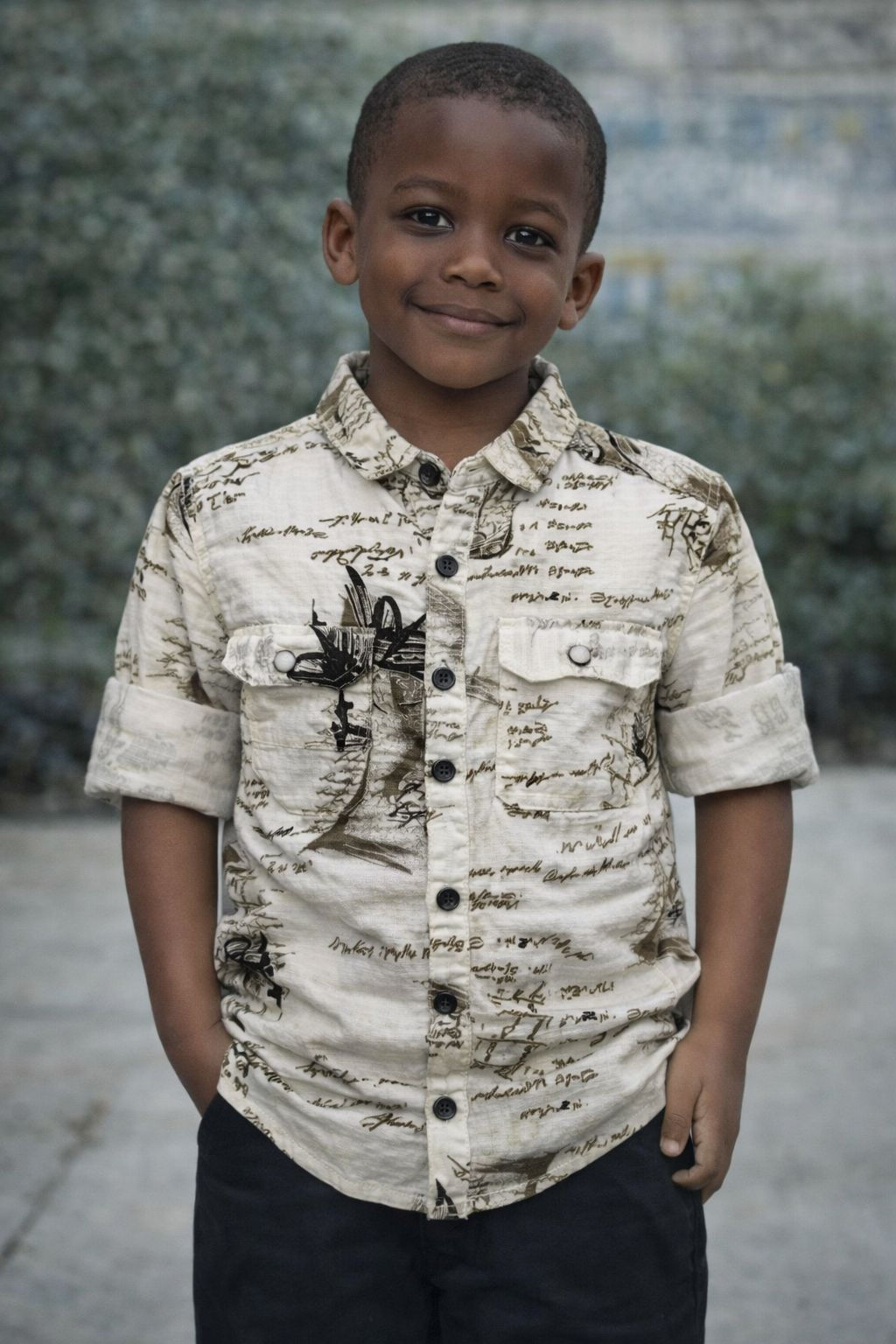 Kids Boys Printed Shirt