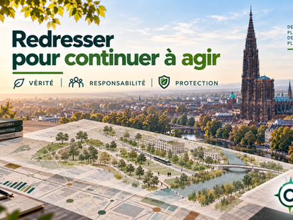 Finances de Strasbourg — redresser pour continuer à agir