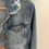 Thumbnail: Cropped Distressed Denim Jacket