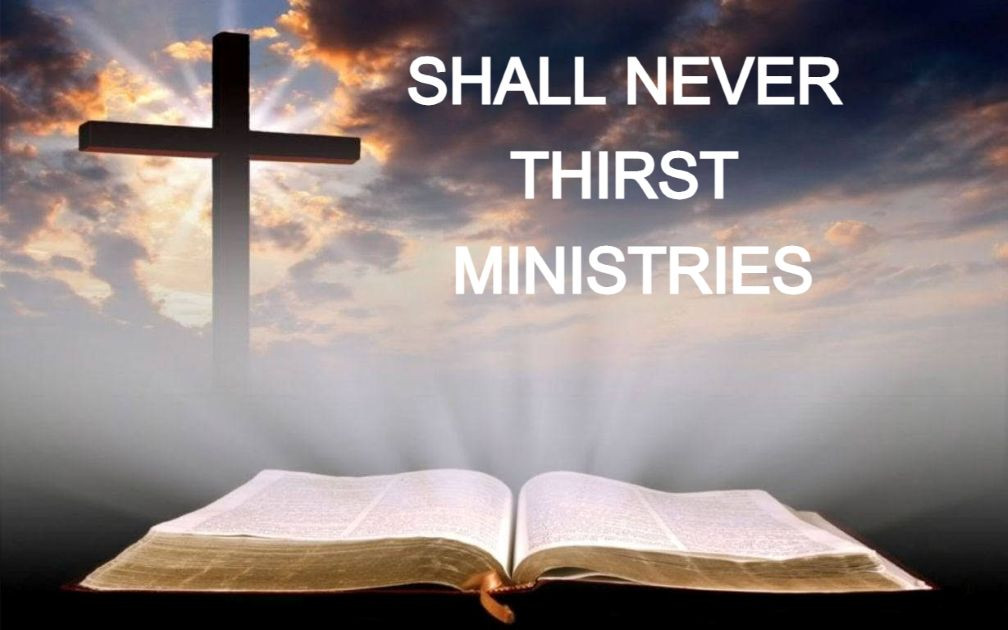 Shall Never Thirst Ministries logo
