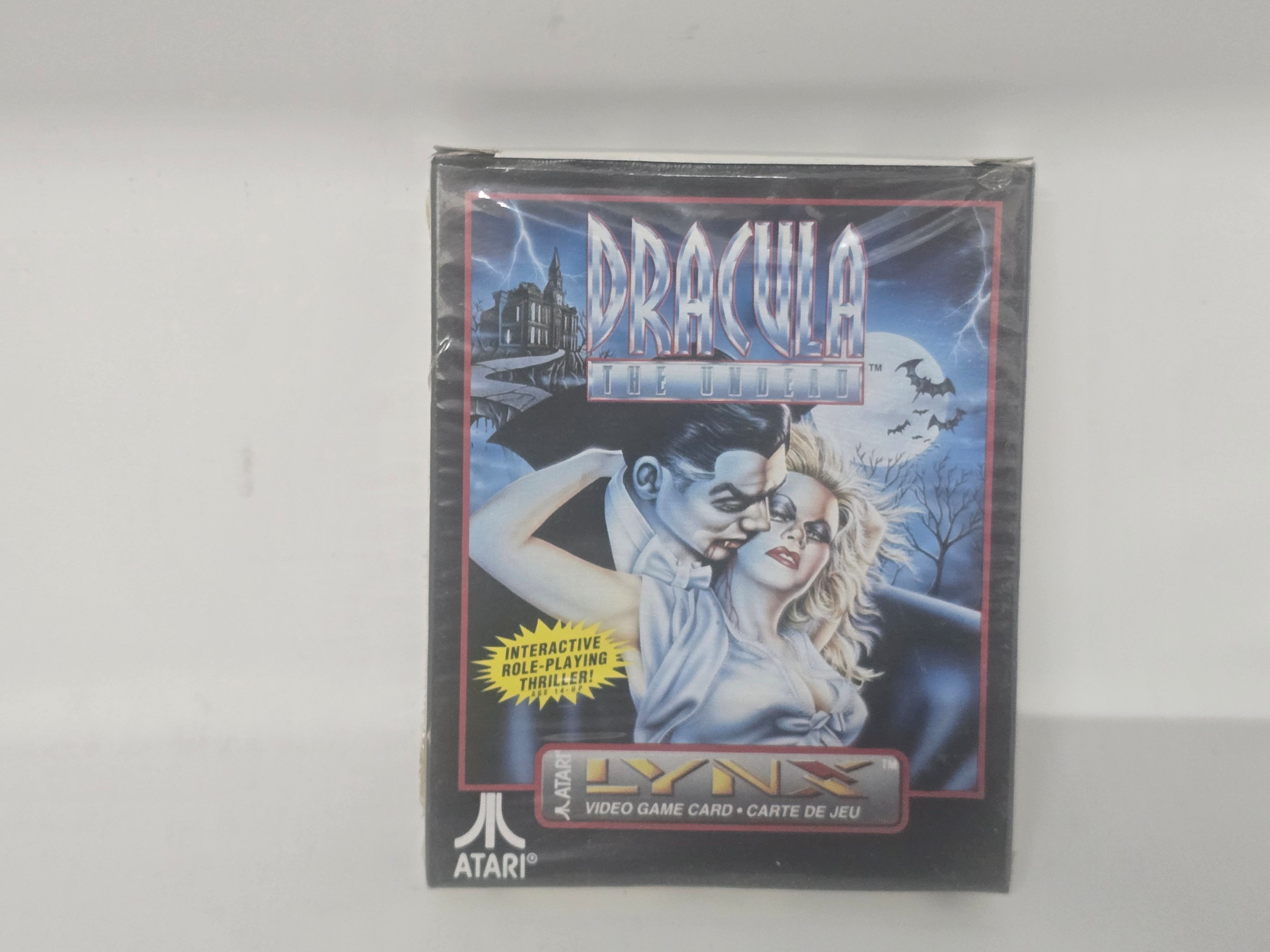 Dracula the undead atari video games CIB
