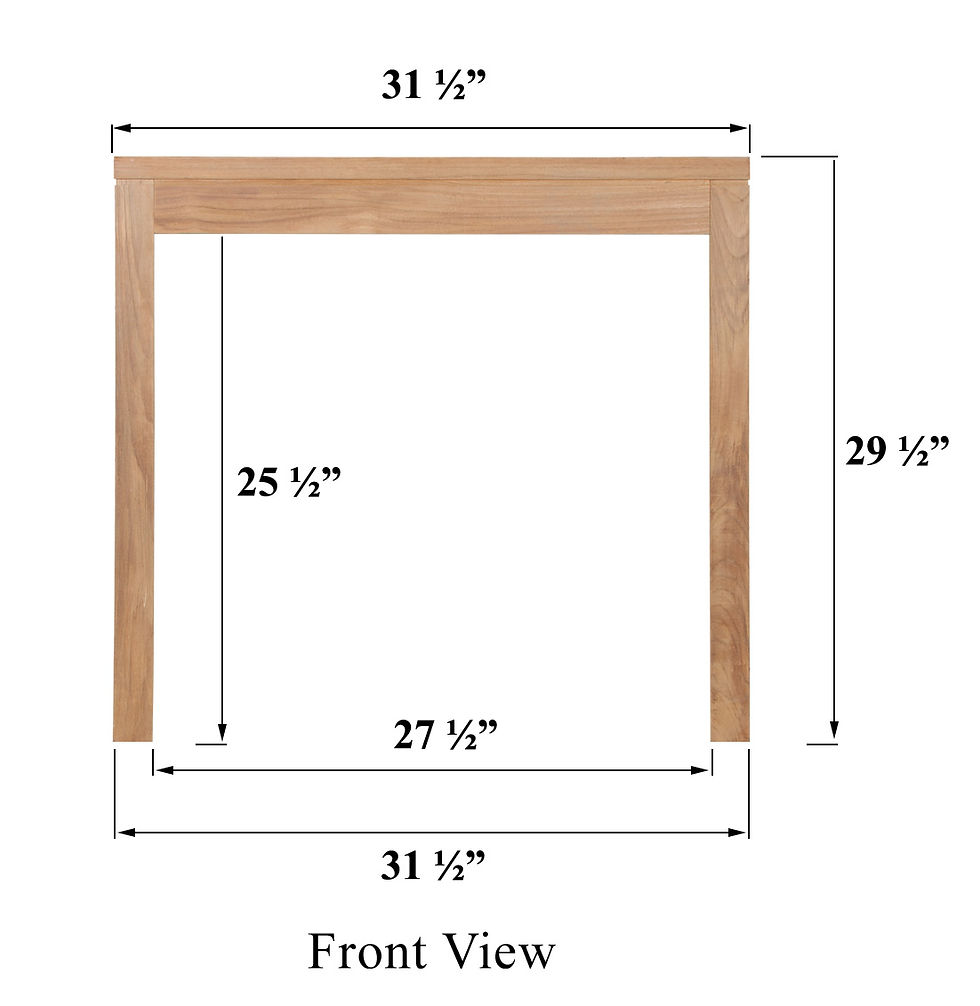 Thumbnail: 31" Square Dining Table