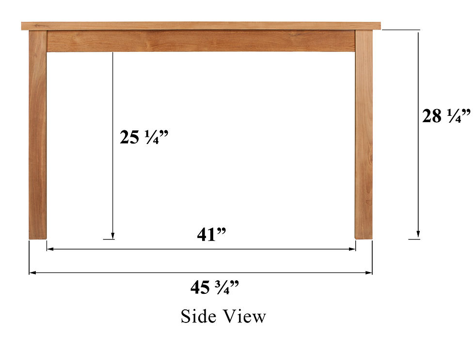 Thumbnail: 47" SQUARE DINING TABLE