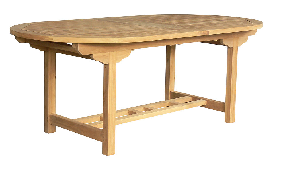 Thumbnail: 41 X 79.5-91-103" Double Oval Extension Table