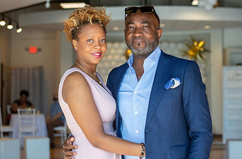 man and woman posing for engagement photo in chicago photographed by Pamela l king photography