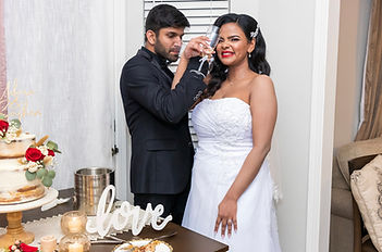 bride and groom toasting to each other after wedding ceremony in chicago chicago photographer chicago wedding photographer Illinois photographer Illinois wedding photographer photographed by pamela l king photography