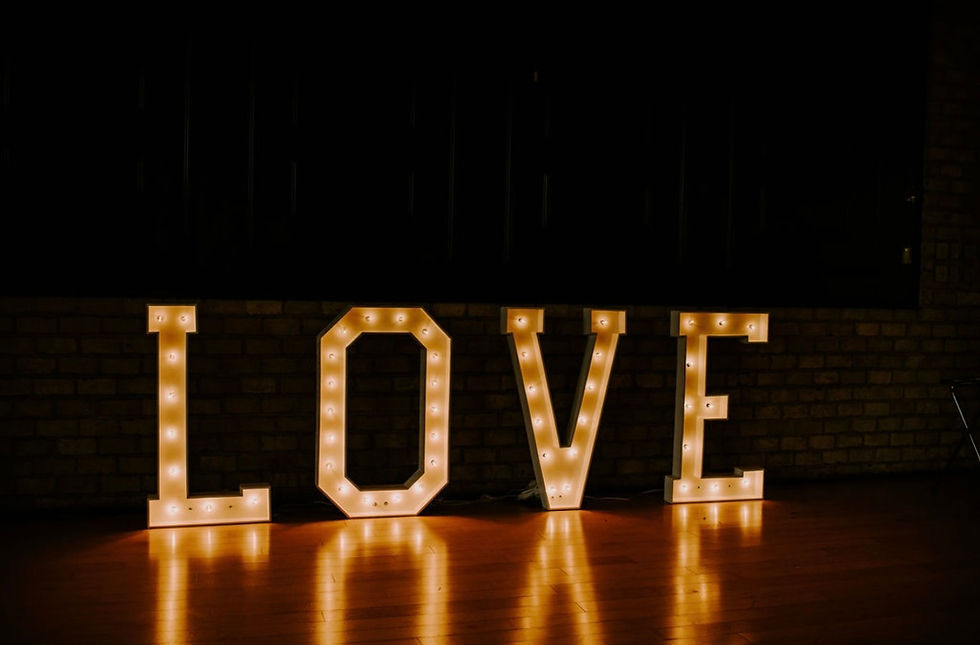 Thumbnail: Marquee  #2–Love  White Modern Font 