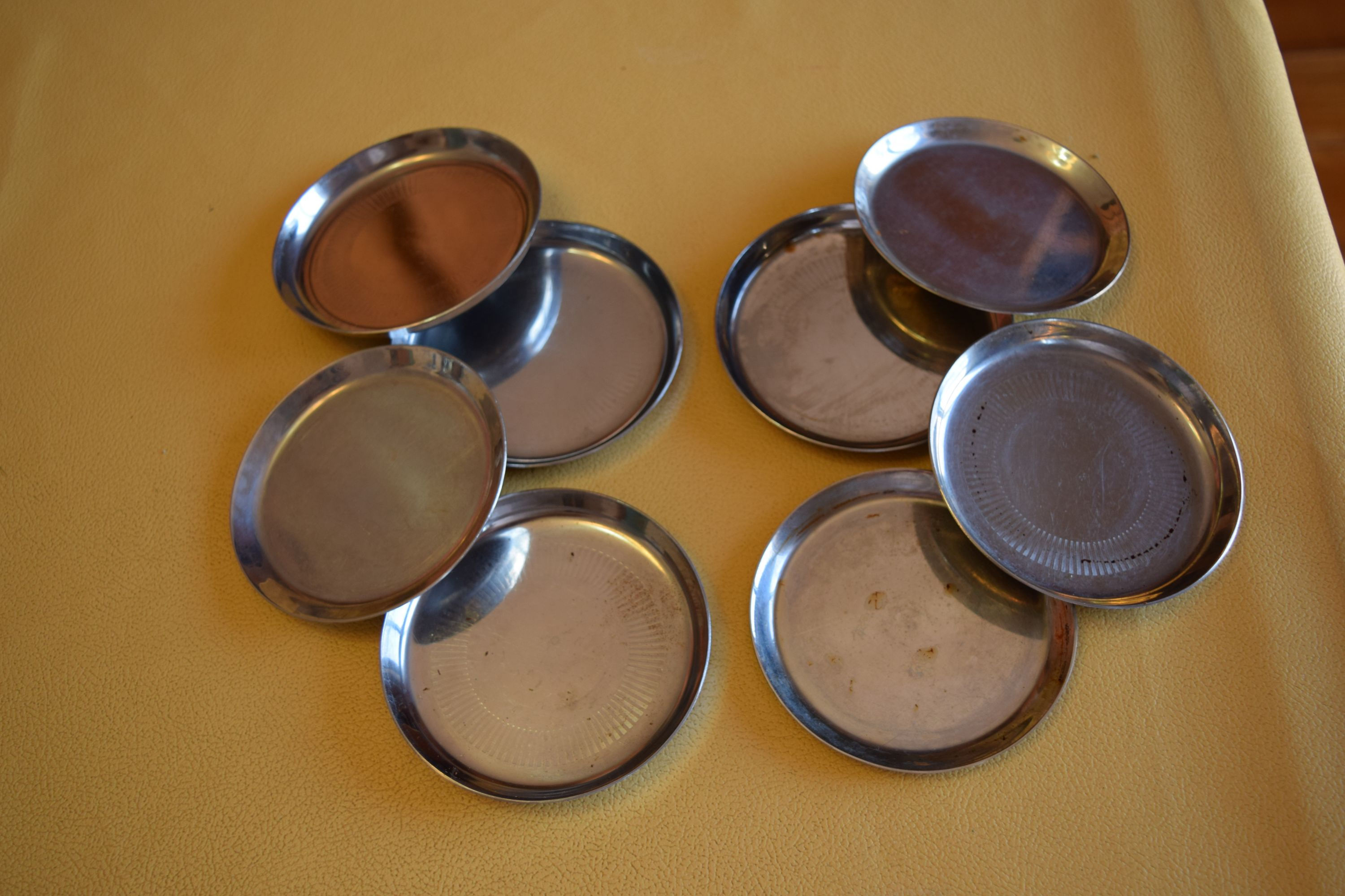 8 Posavasos de Metal