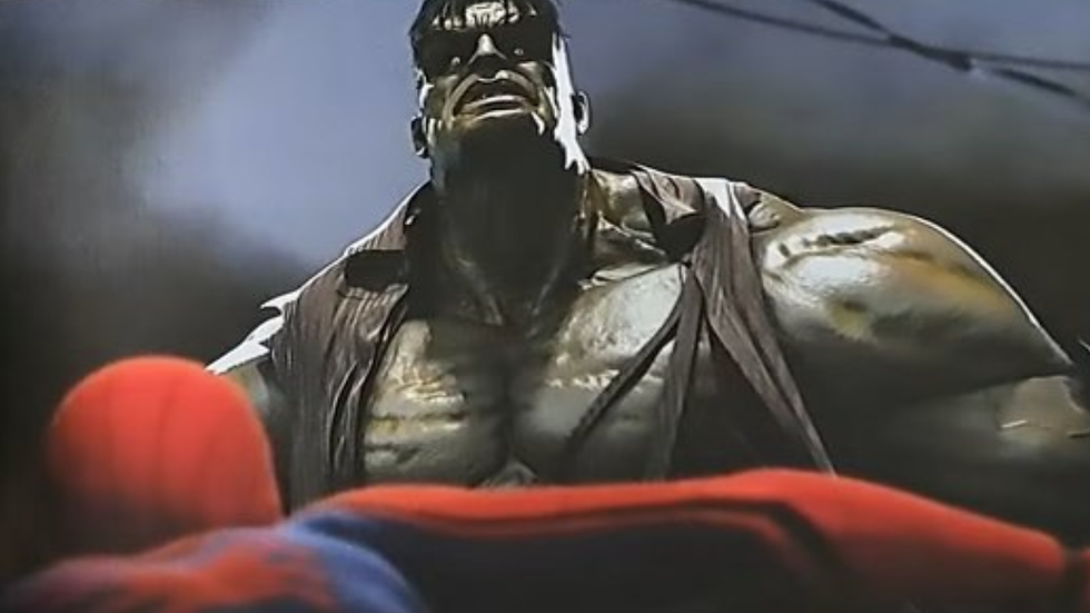 Arte conceitual de um Hulk "Frankenstein"