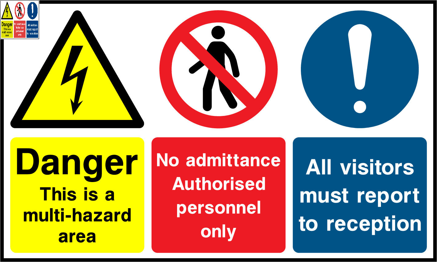 Danger Lift Machinery Access Forbidden Sign