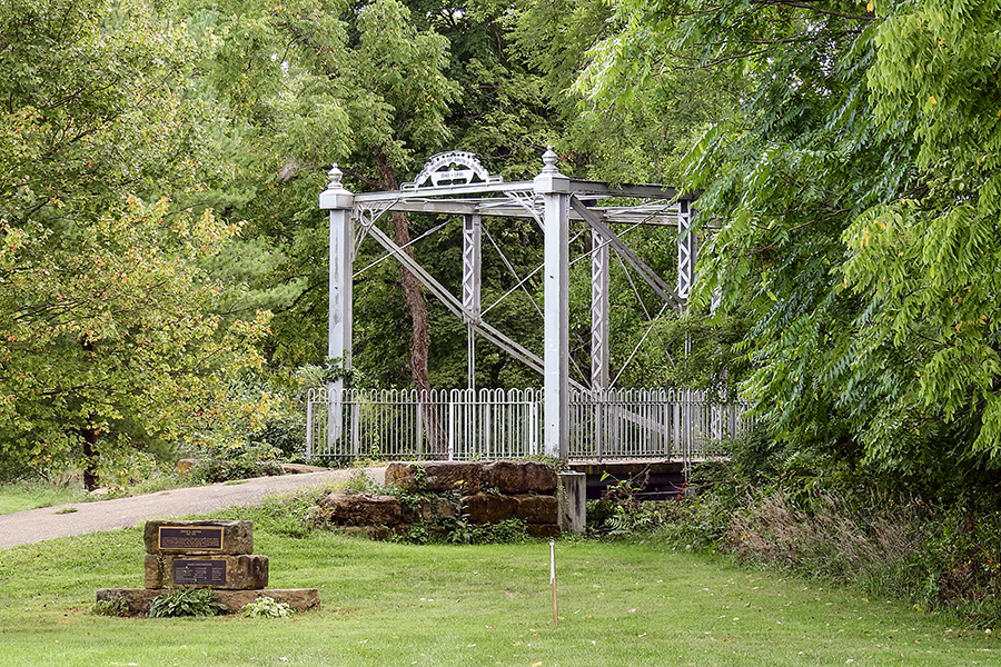 The John Bright #1 Bridge in Fairfield County at Ohio University Lancaster