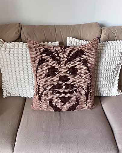Science Fiction Star Wars Characters Crochet Patterns Pillow