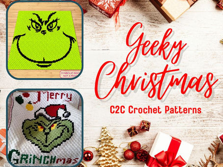 Geeky Christmas C2C Patterns