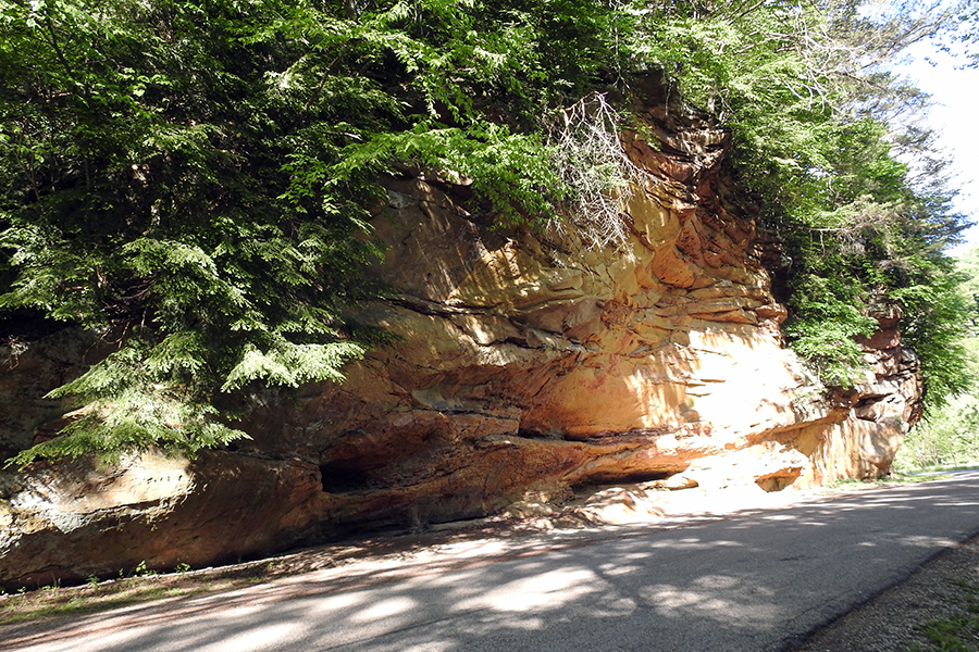 Written Rock at Clear Creek Metro Park