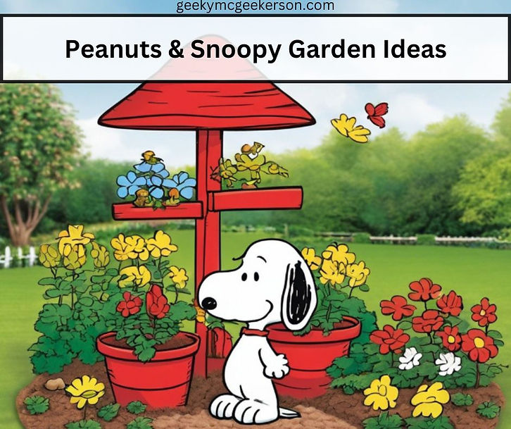 Peanuts and Snoopy Garden Ideas