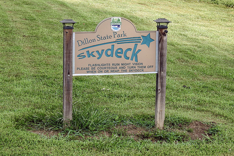 Dillon State Park Skydeck at Dillon State Park Campground in Nashport Ohio