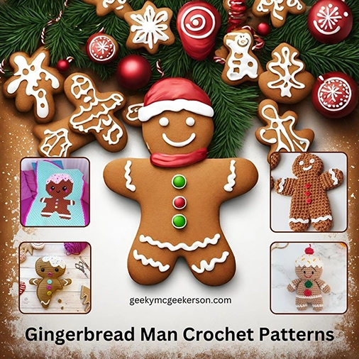 Gingerbread Man Crochet Patterns