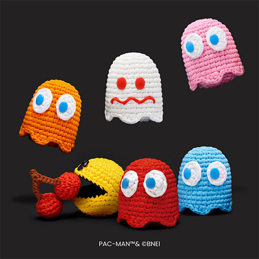 Pac Man Video Game Crochet Patterns 