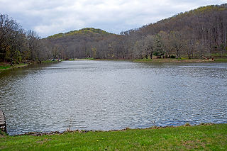 Caldwell Lake at Scioto Trail State Park Chillicothe Ohio