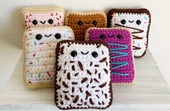 Whimsical Food Amigurumi Crochet Patterns Pop Tarts Toaster Pastries
