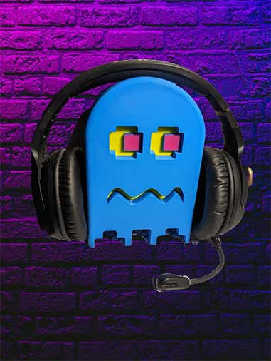 Epic Gamer Retro Gaming Pac Man Ghost Best Gaming Headset Stands for Desk