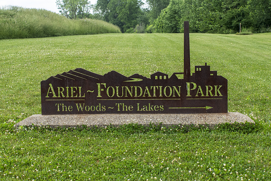Ariel-Foundation Park in Mount Vernon Ohio
