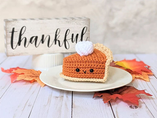 Whimsical Food Amigurumi Crochet Patterns Pumpkin Pie