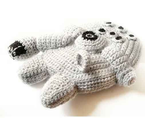 Science Fiction Star Wars Ships Amigurumi Crochet Patterns Millennium Falcon X-Wing Tie Fighter
