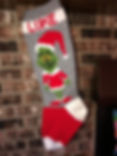 DIY Grinch Christmas Decorations Stocking Knitting Pattern