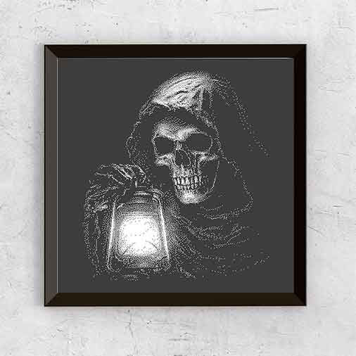 Stephen King The Shining Overlook Hotel Cross Stitch Pattern