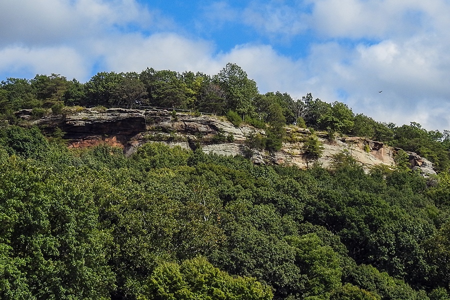 Face of Mount Pleasant in Lancaster Ohio Standing Stone Mountain