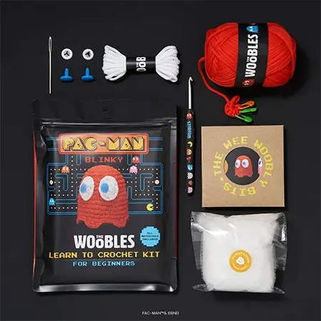 Woobles Crochet Pac Man Amigurumi Pattern Kits