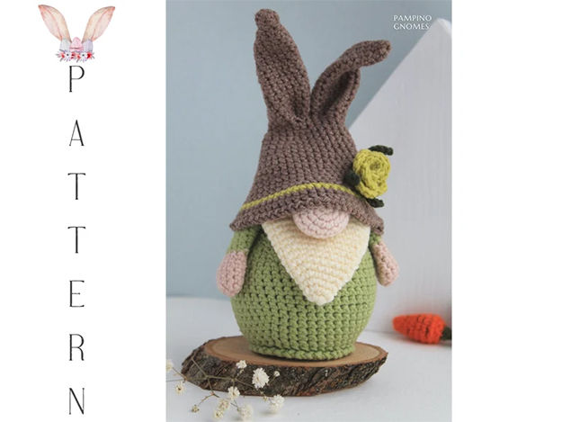 Easter Bunny Gnome Crochet Pattern