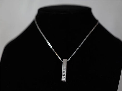 Star Wars Wedding Ideas Aurebesh Pendant Necklace