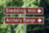 Sledding Hill and Archery Range at Dillon State Park Campground in Nashport Ohio